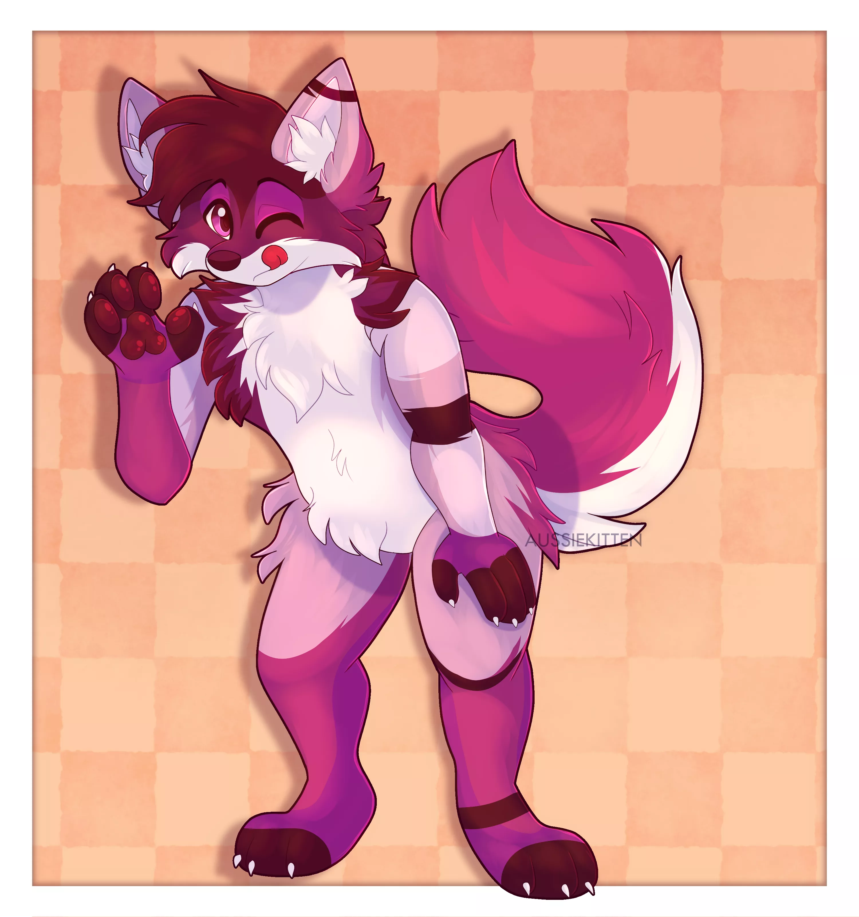 A floof! ✨| [Art by me @aussie_kitten | Comm for SapphireDragn ] posted by Aussie_Kitten_