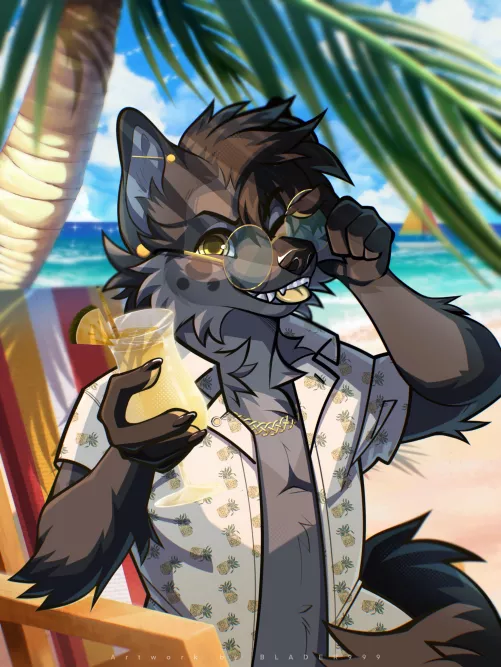 Aizen(c) -Art by me @masterblader191 (Twitter) by Blader191