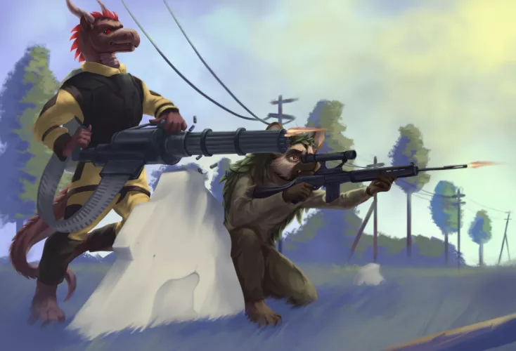 All Ghilied up in the Countryside (by me) by thepimpartist