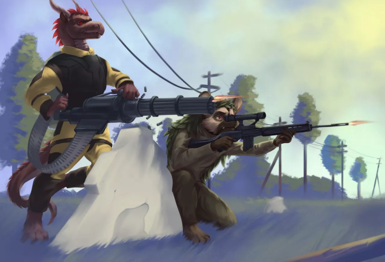 All Ghilied up in the Countryside (by me) posted by thepimpartist