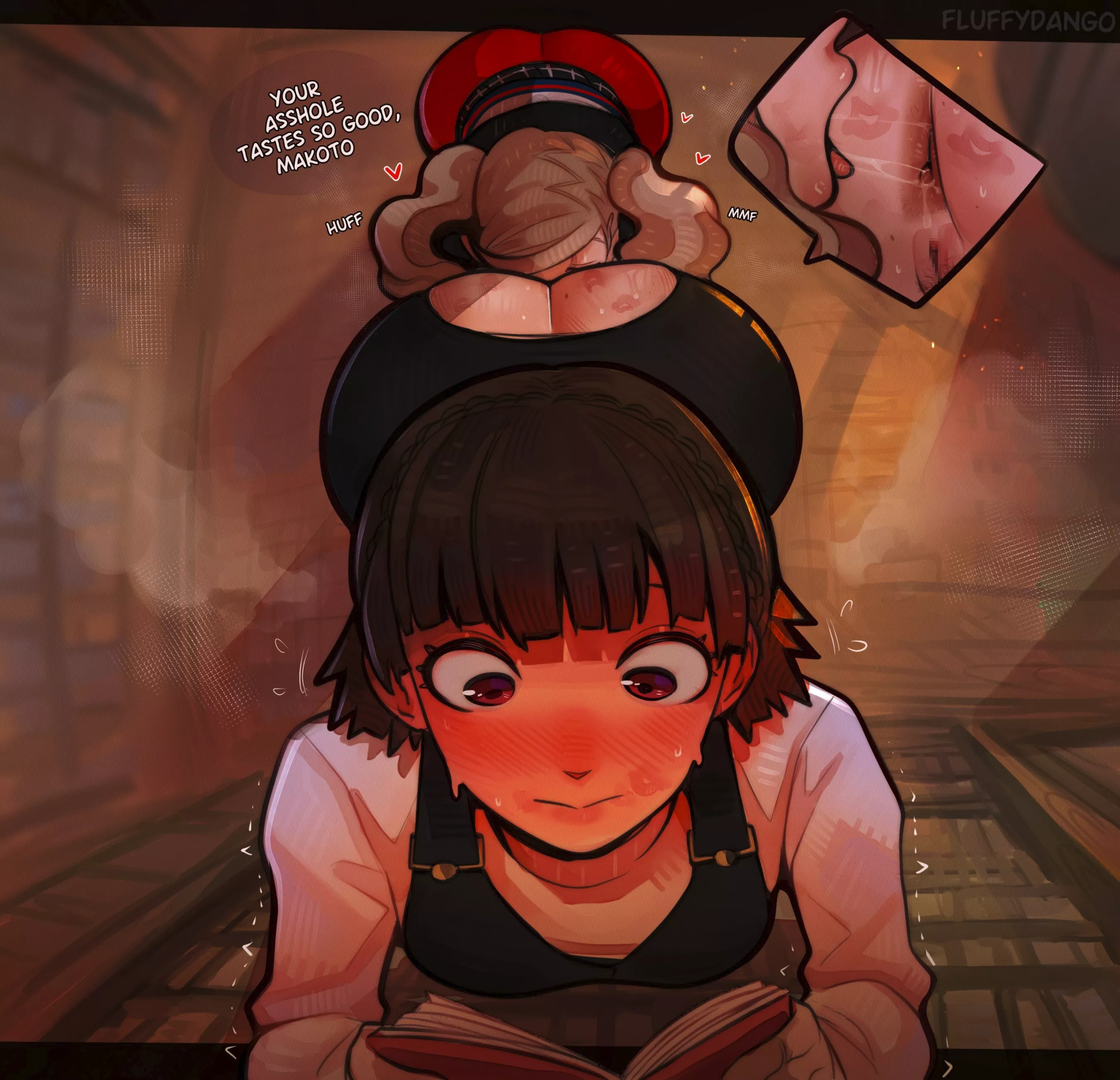 Average after-class activities (Persona 5) [Artist: FluffyDango] posted by ComaOfSouls