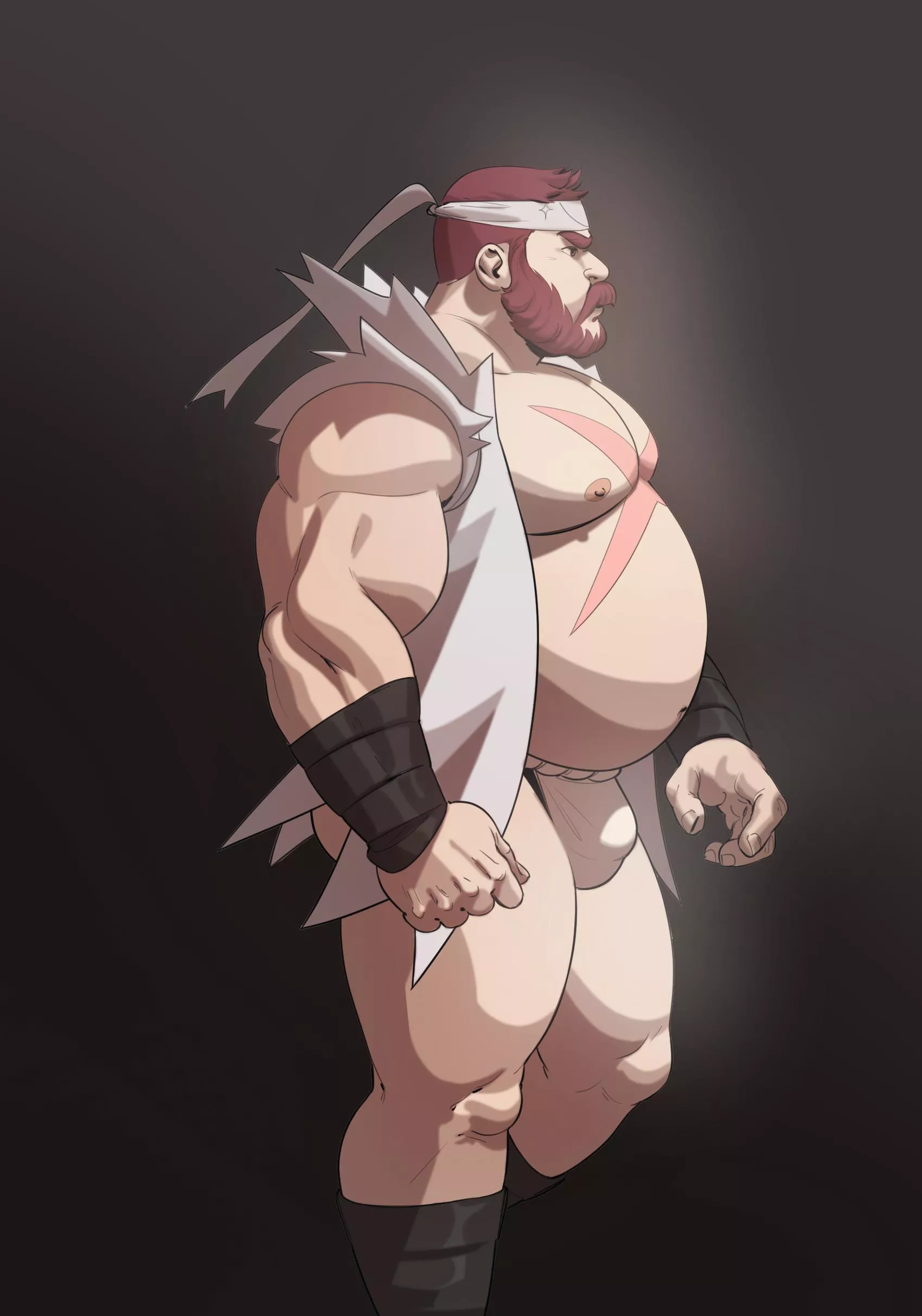 cell shade - Wrestler posted by Demian_illustrator