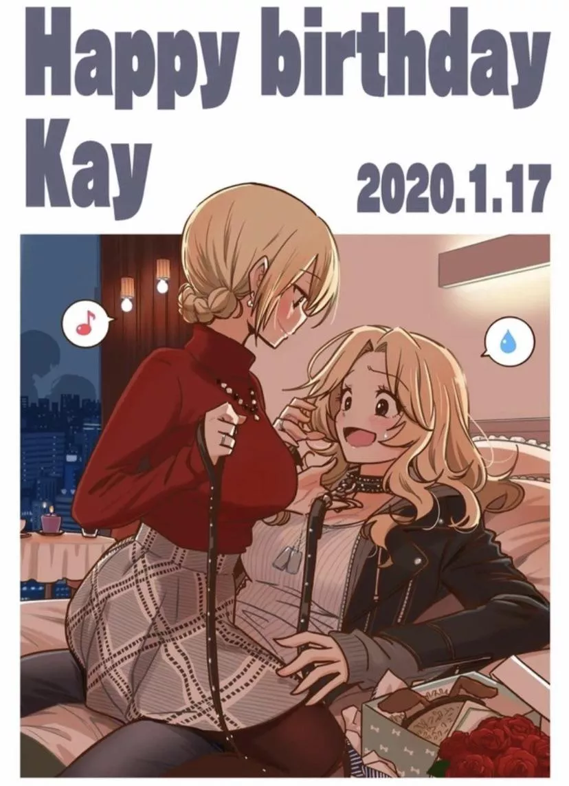 Darjeeling colonising Kay [Girls und Panzer] posted by Nigeldiko