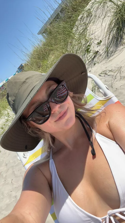 Feeling cute in this beach hat by the_good_couple69x