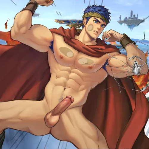 Ike smash bros screen KO by takeurheartpins