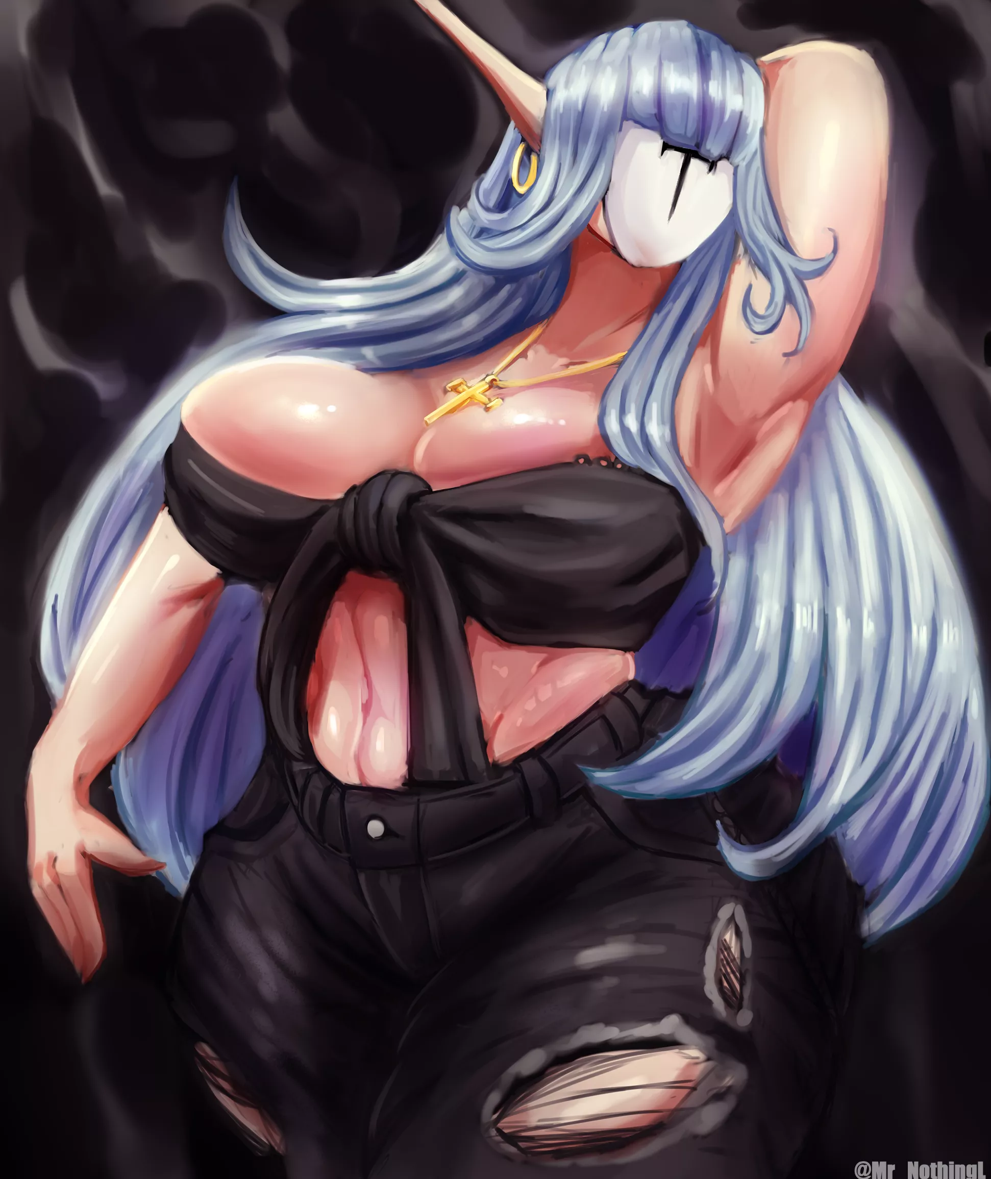 Jeansllenge 10st:Faceless (Oc of Lixsium ) posted by MrNothingL