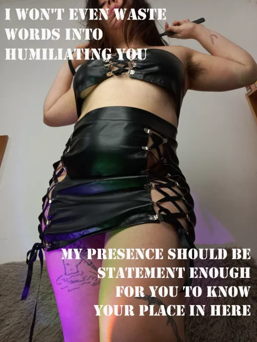 Or are you still not aware of that? by cozykink