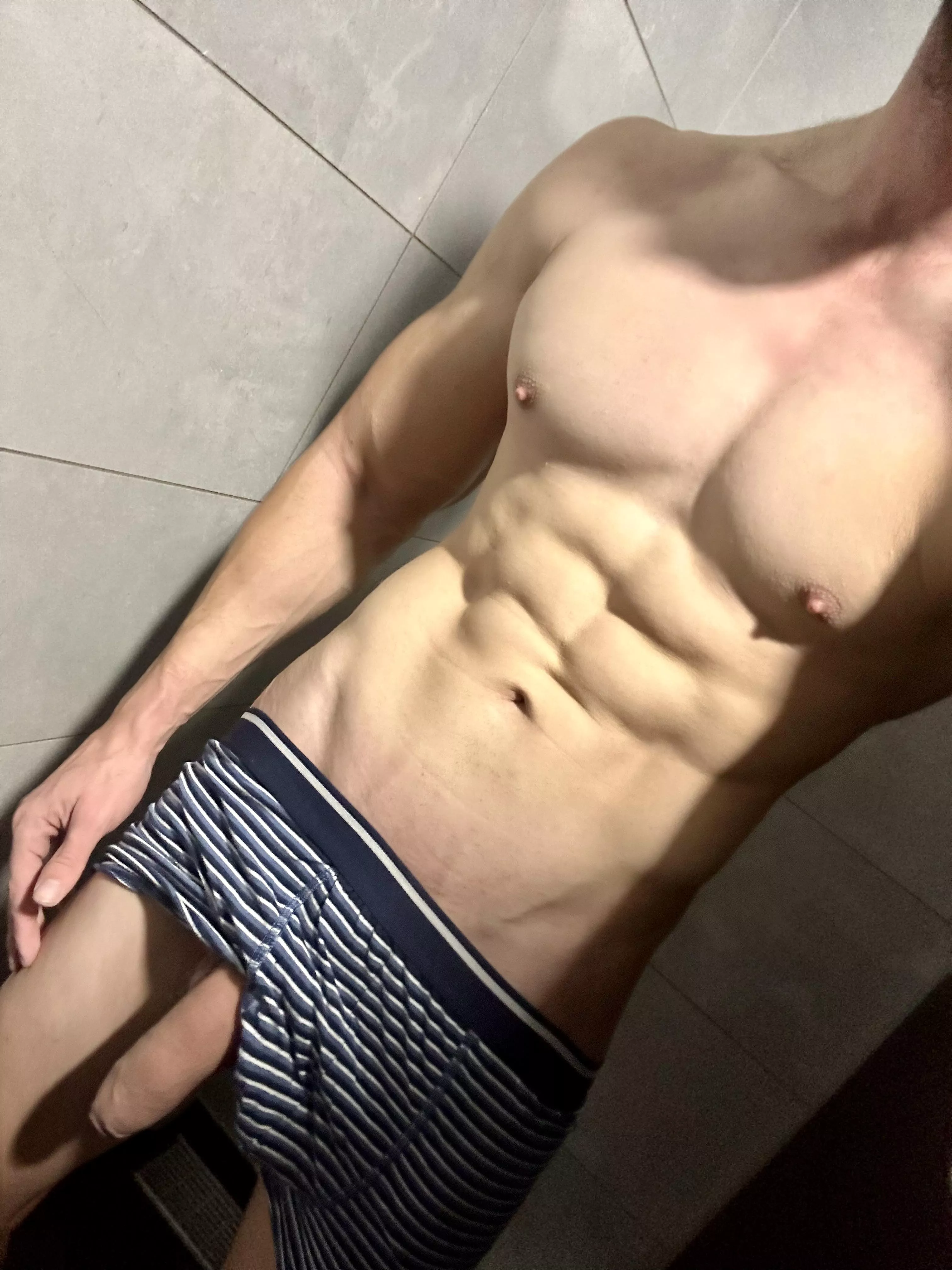 Slipped out, think you could handle it? 😆😈 posted by LeanHunk10