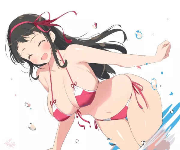 Swimsuit Ayame [Senran Kagura] by x54dc5zx8