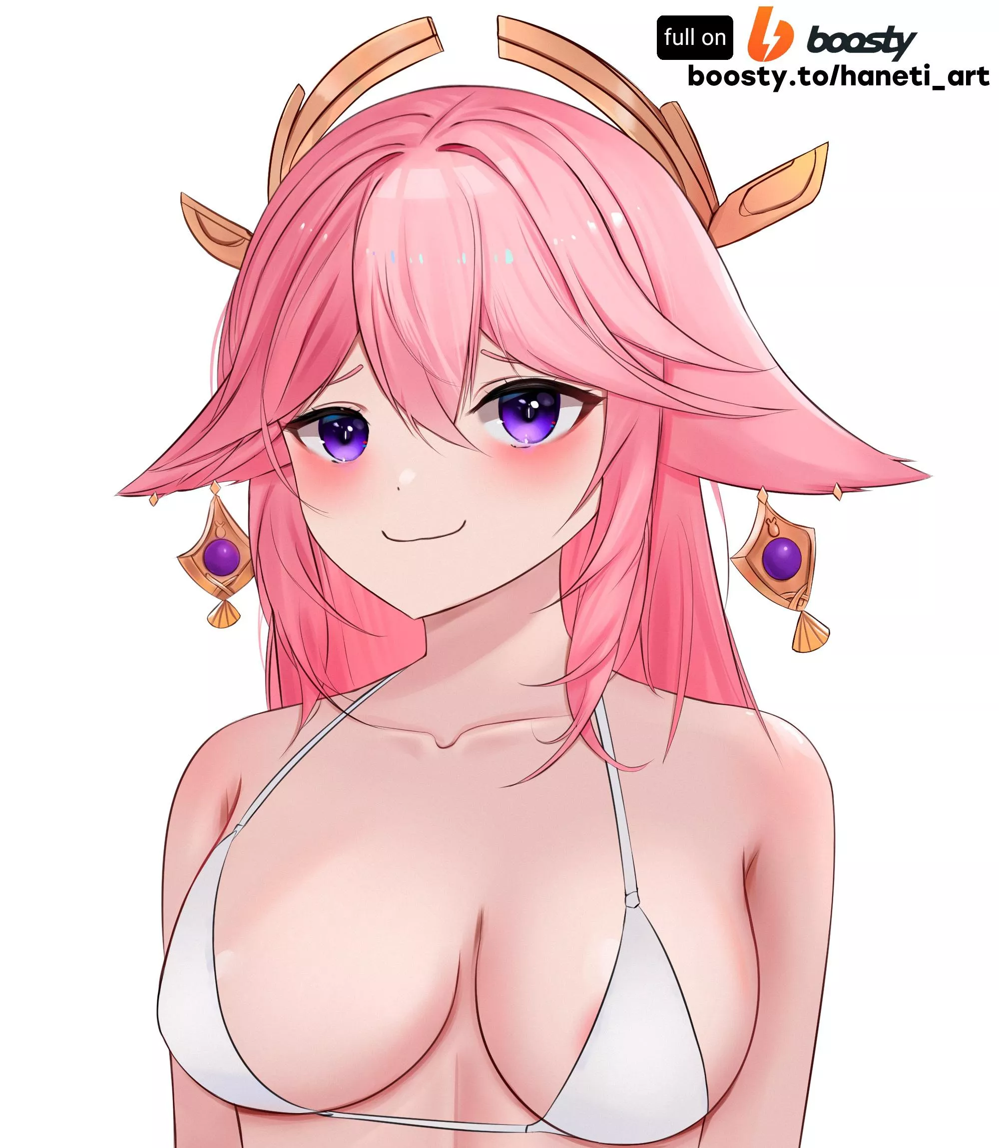 Yae Miko [Genshin impact] posted by Haneti_art