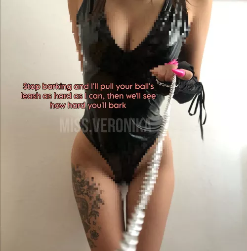 You better start if you don't want to loose your genitals😈⛓️ by Miss_Veronika