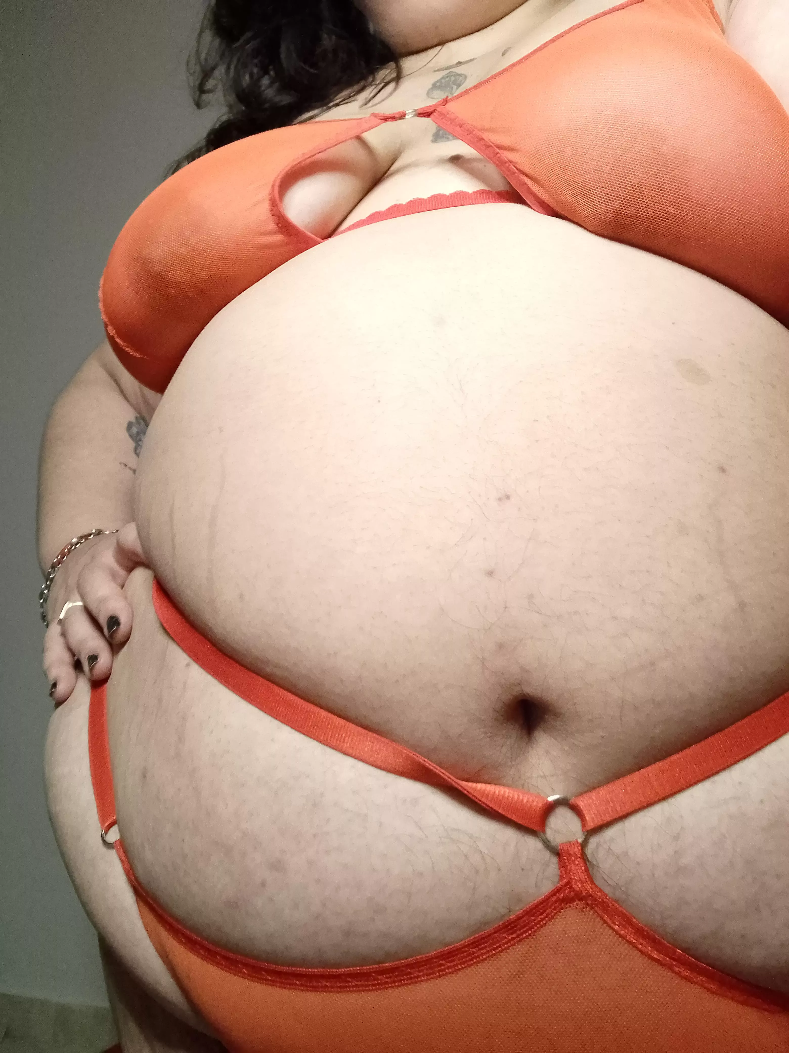 You like my red lingerie? posted by sweetybigcandy