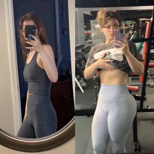 1 year older, 40lbs heavier, and so much stronger by SnowBear27