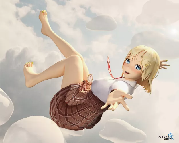 Amelia Watson (Hololive) [Artist: FinuraArts] by ComaOfSouls