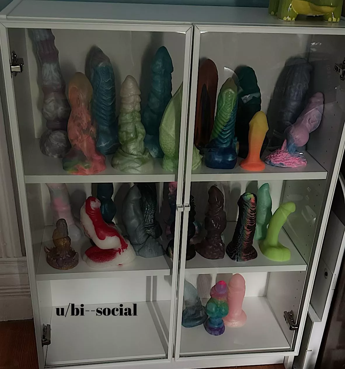 finally got a display cabinet! posted by bi--social