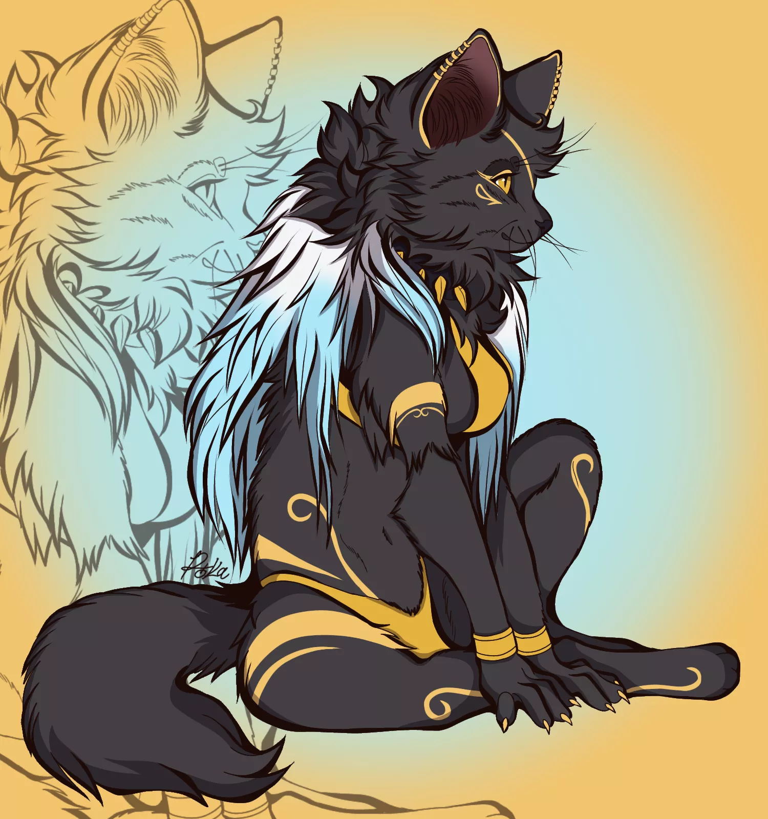 Finished commission! I really enjoyed drawing this piece! posted by rokarasztaval