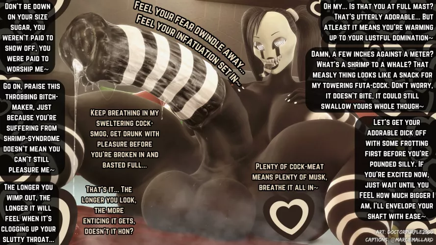 Let pleasure submerge your fear~ [Futa] [POV] [Creepy] [Musky] [Small Penis Humiliation] [Patron Request] by MarcieMallard