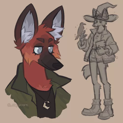 Maned wolf✨✨✨ by _capycorn