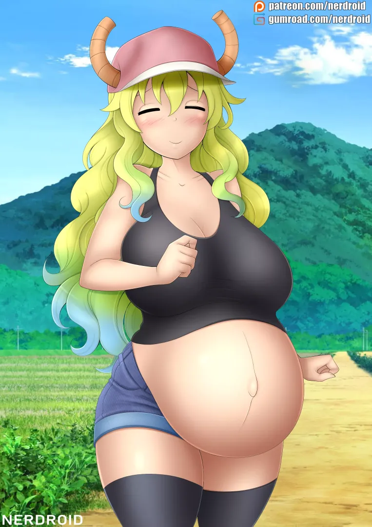 Pregnant Lucoa from Dragon Maid (NerDroid) posted by Ner-Droid