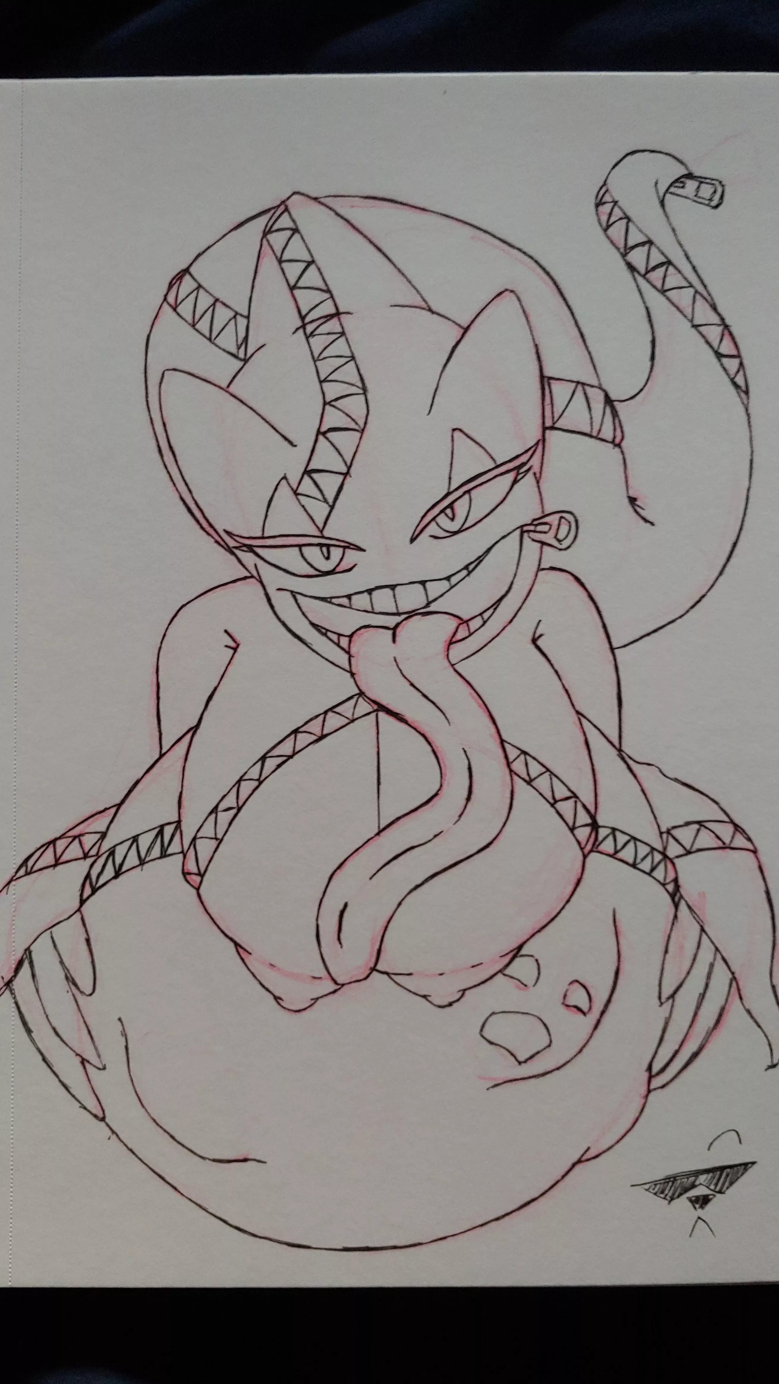 {Image} pokegirl Banette vore (Art by me) posted by DarkUrsaman