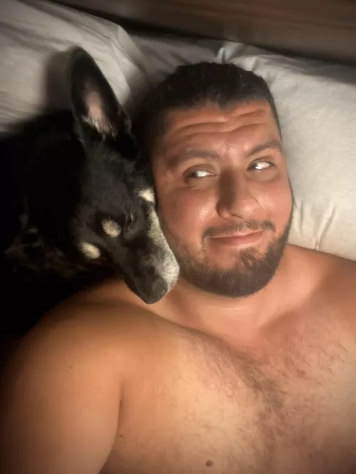 Just me and my best bud. Almost 11 years together. by pacman_3045