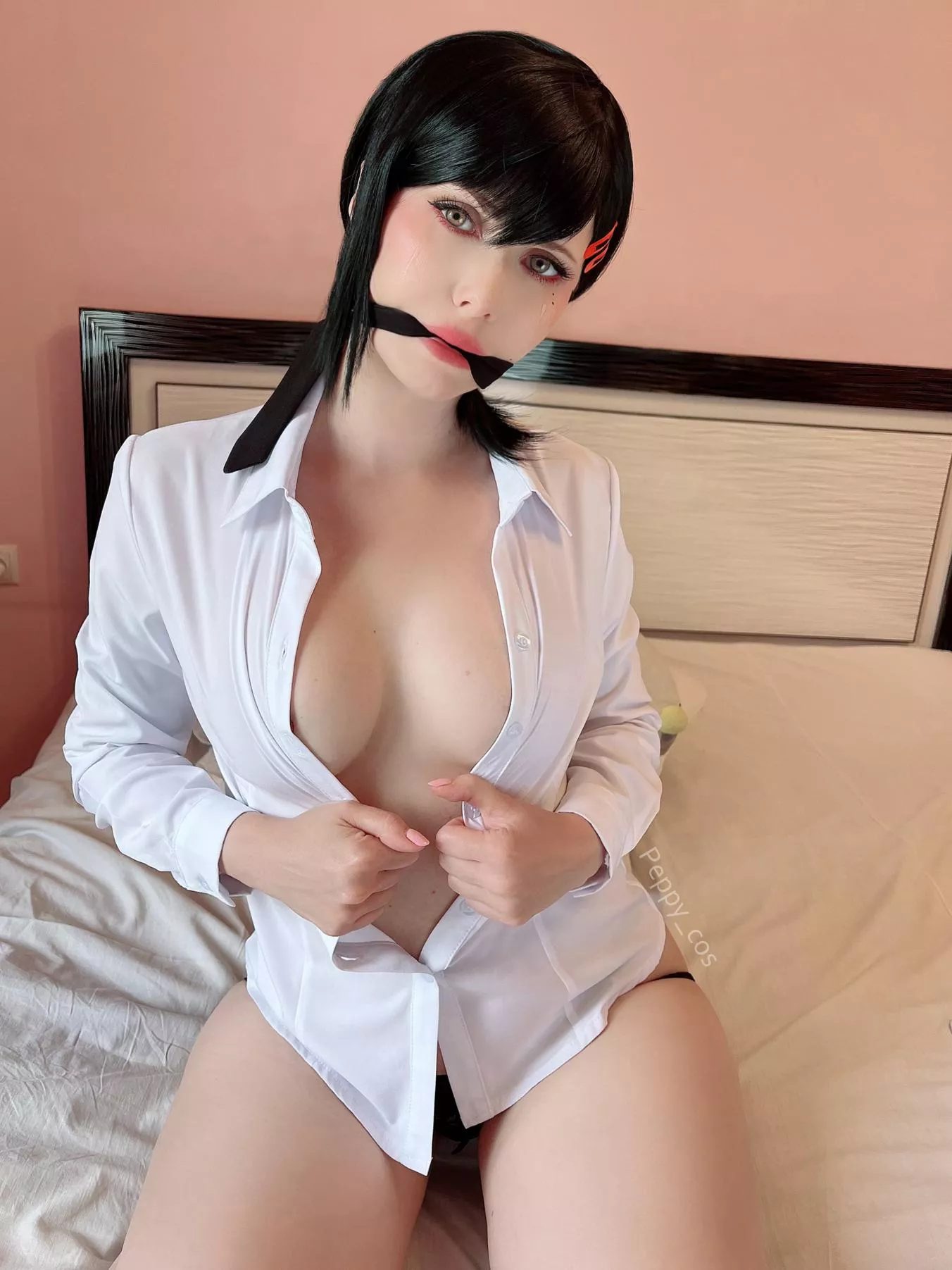 Kobeni waiting for you in her bed (by Peppy_cos) posted by peppy_cos