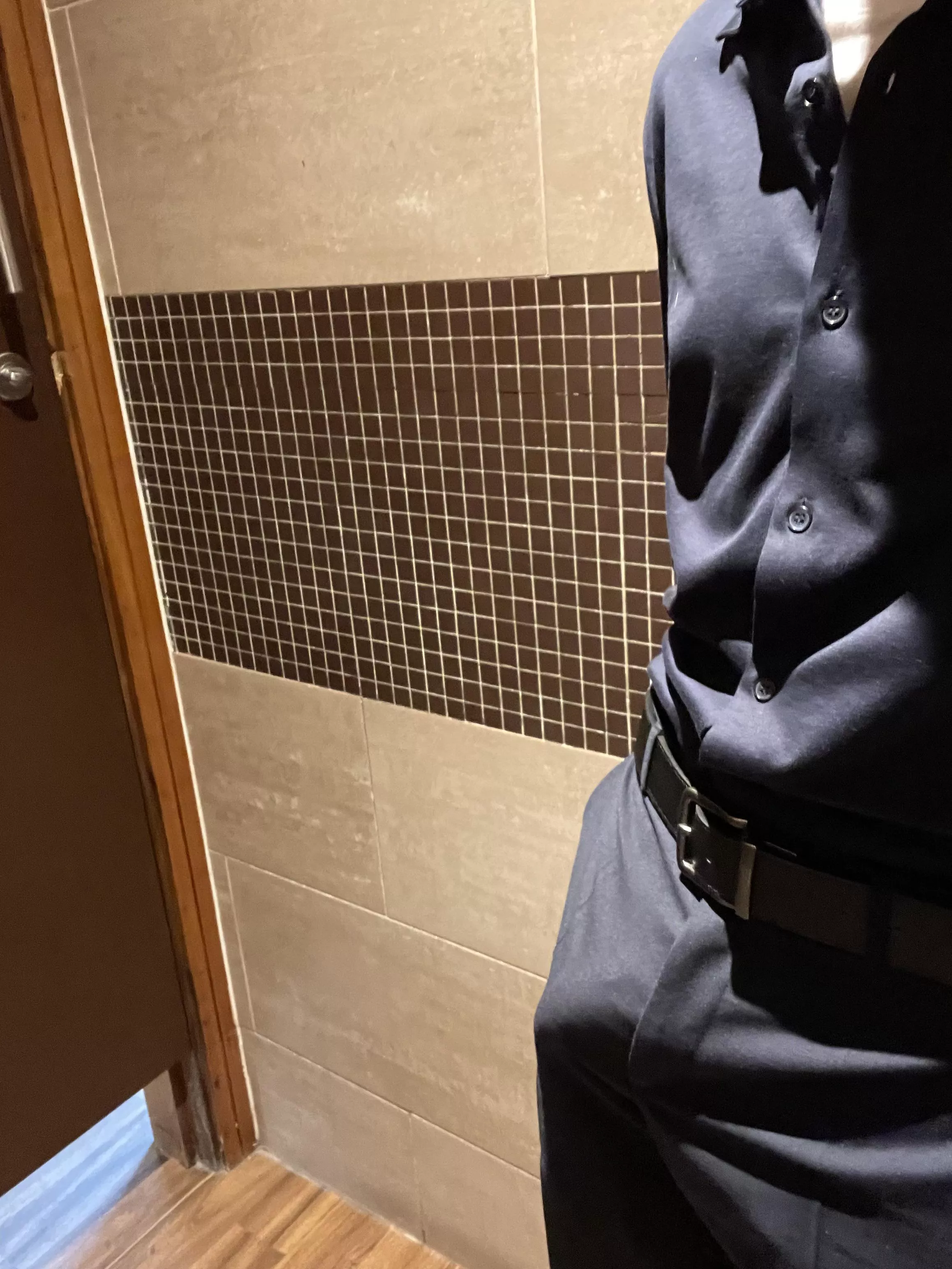 soft cock bulge in suit pants posted by Rough_Mention6253