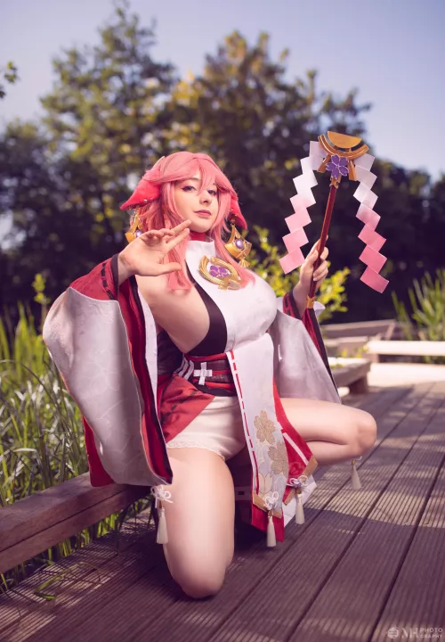 Yae Miko (Genshin Impact) by Mikomi Hokina by gabanviii