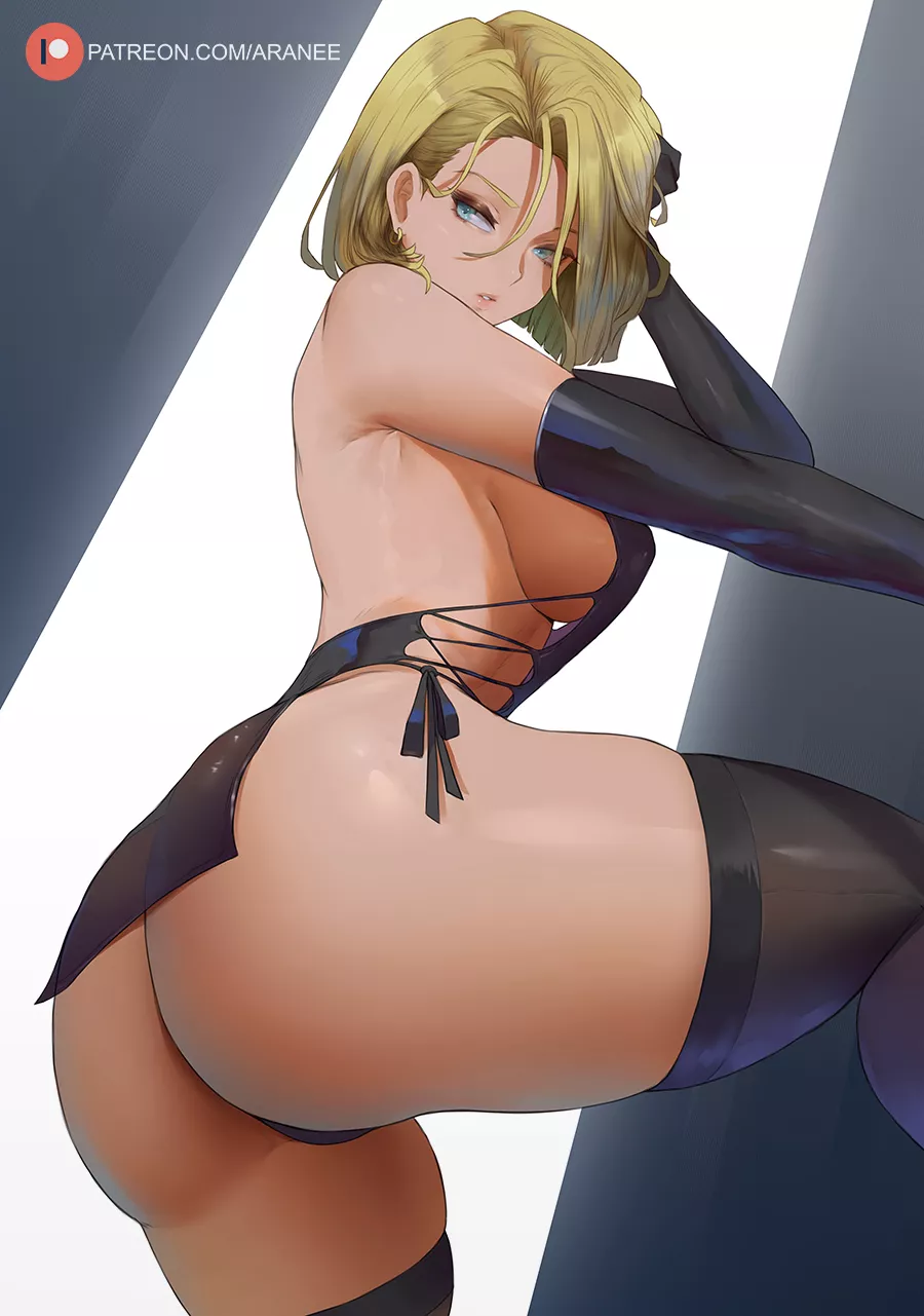 Backless dress Android 18 [Dragon Ball] posted by x54dc5zx8