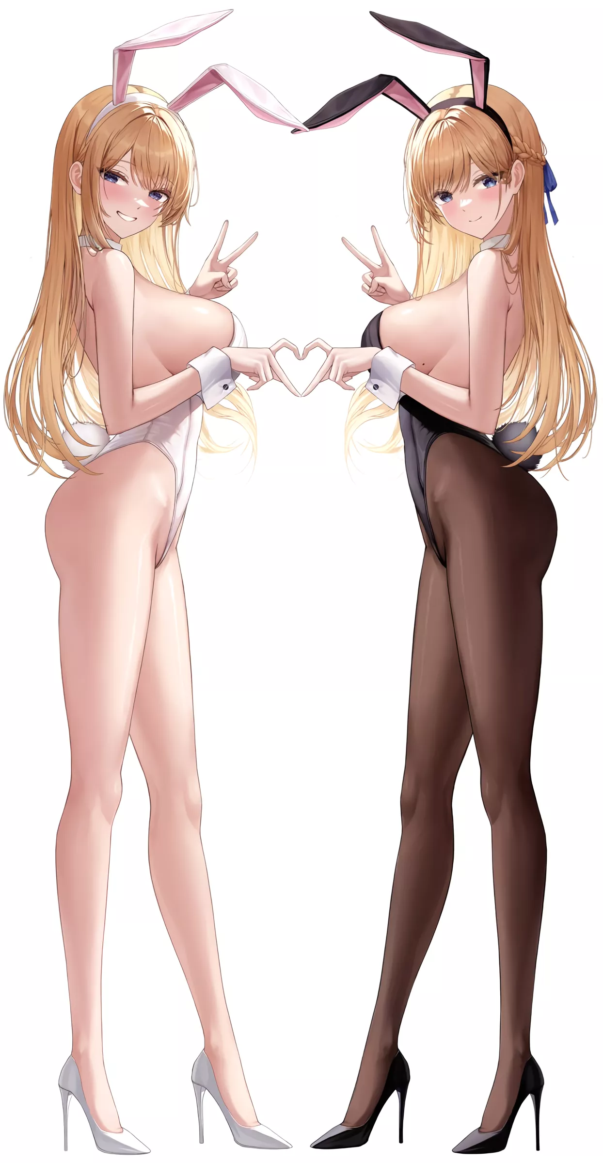 Black & White Bunnies posted by CheetahSperm18