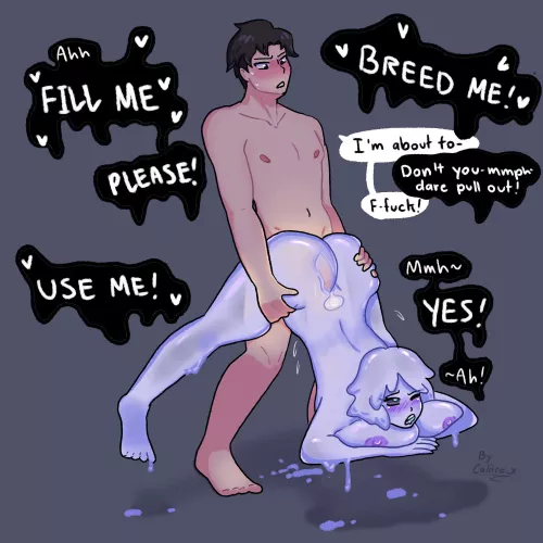 Ghost girl getting filled up (caliico_x) by caliico_x