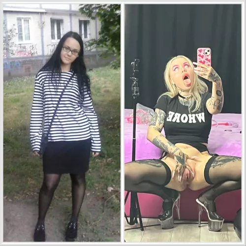 My glow up by nasty_bimbo