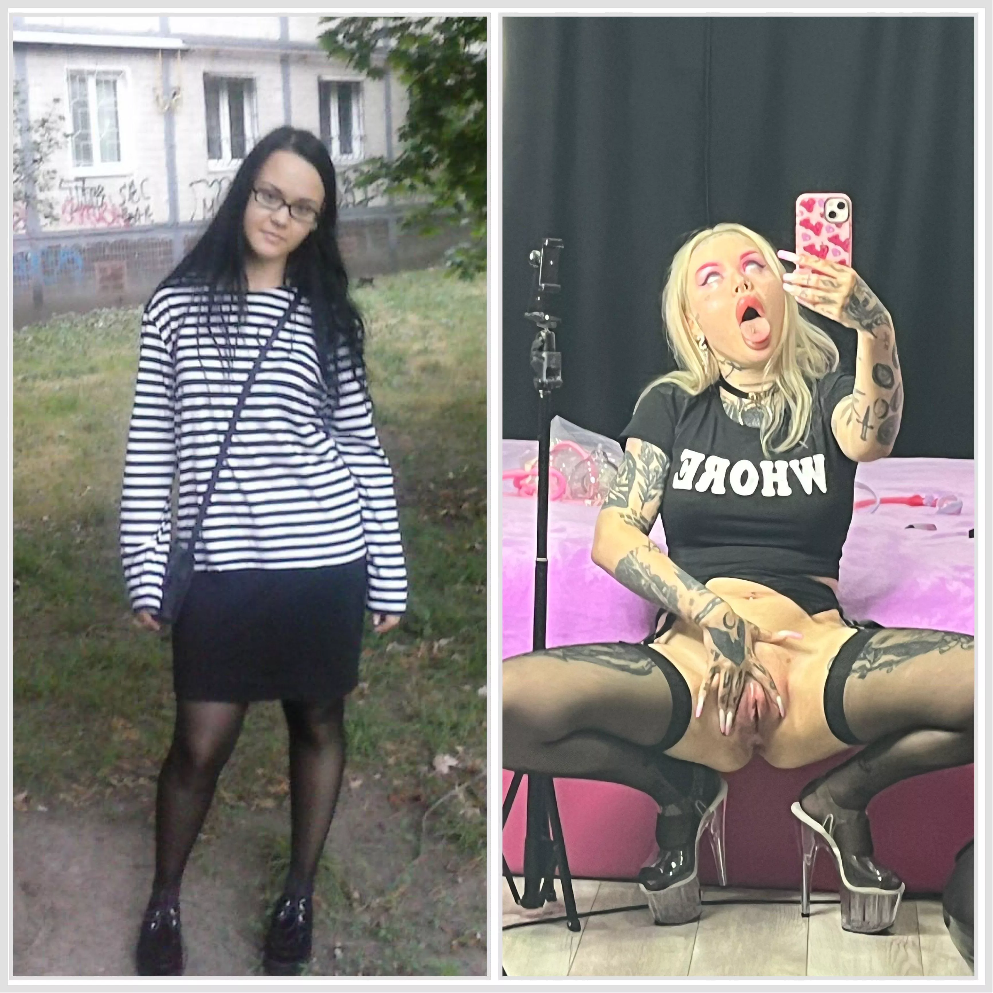 My glow up posted by nasty_bimbo