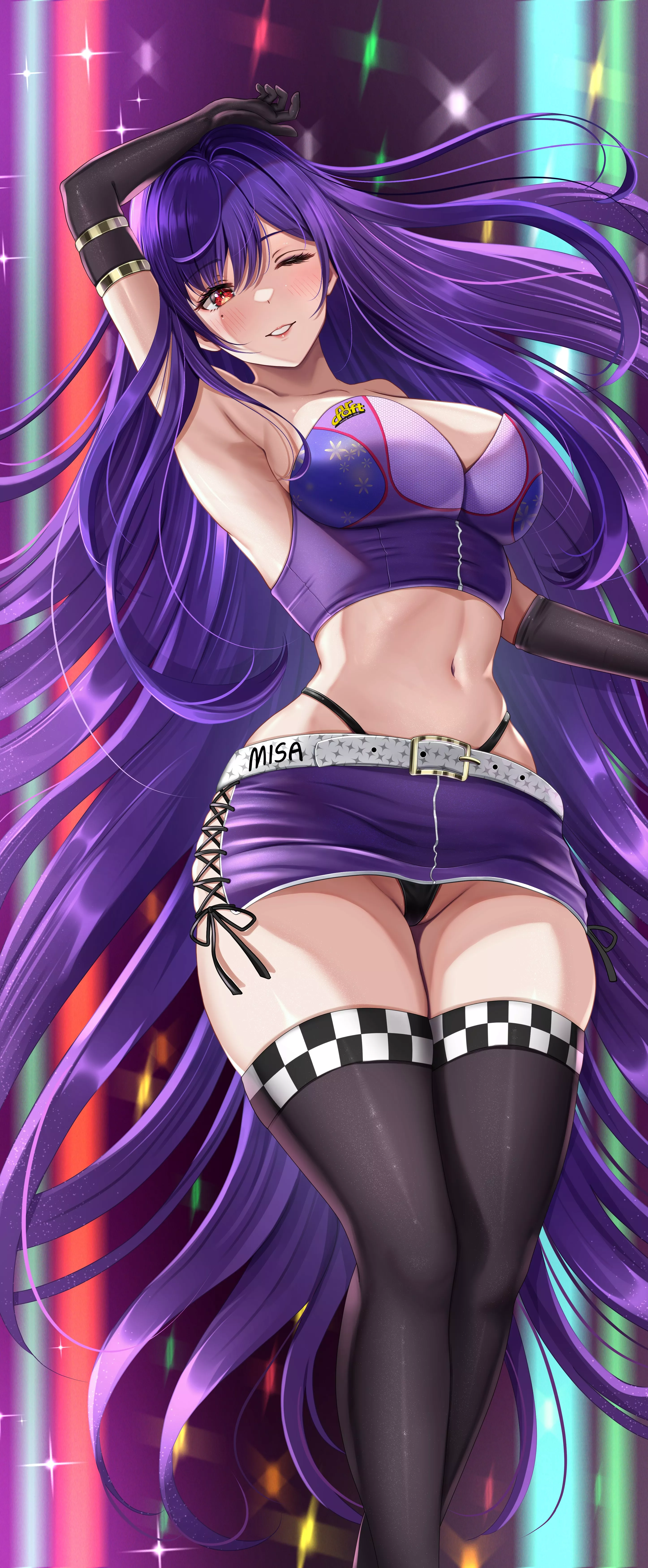 Purple Race Queen posted by CheetahSperm18