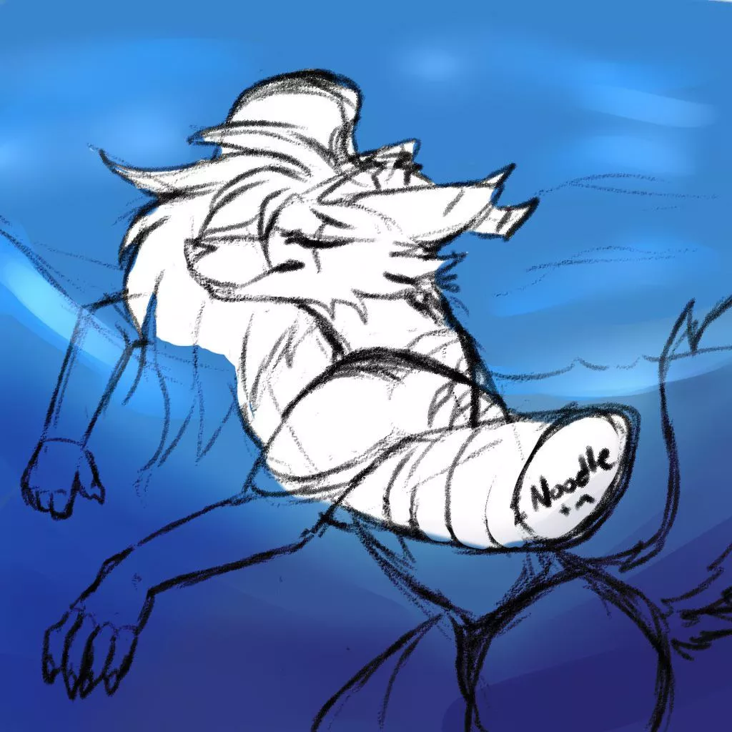 Anyone wanna float in the pool? 🏖️ (@ScarlettWolf24) posted by scarlettwolf24