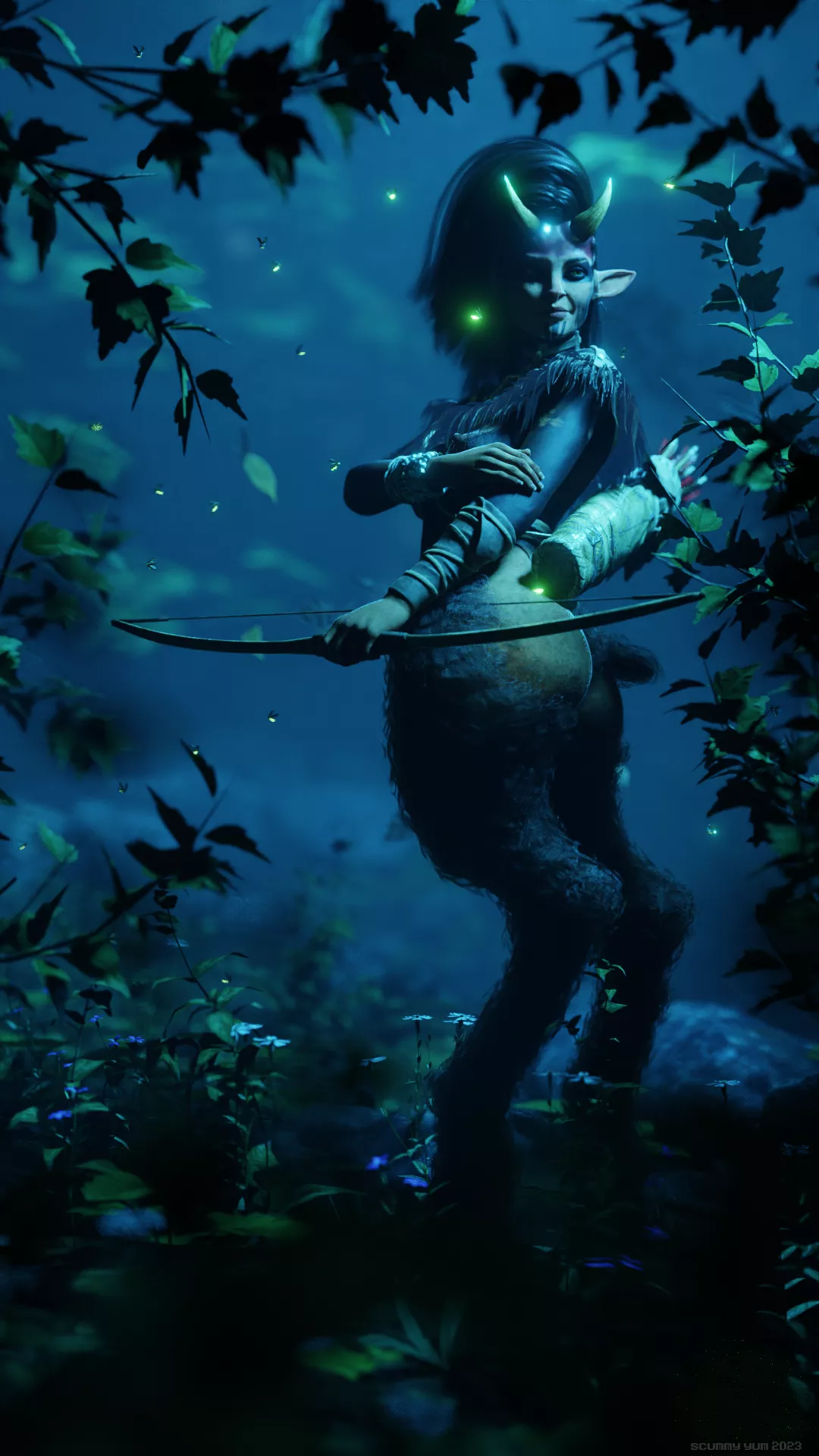 Faun Archer in the Woods [first post] posted by scummy_yum