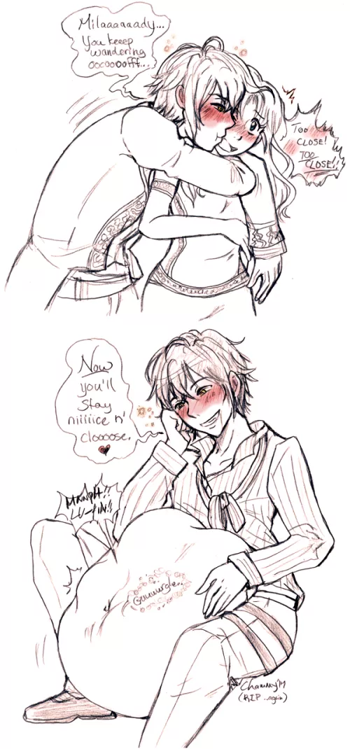 {Image} Too Close for Comfort [M/F] (By: Chameleonette/me!) by Chammy_Scarlet