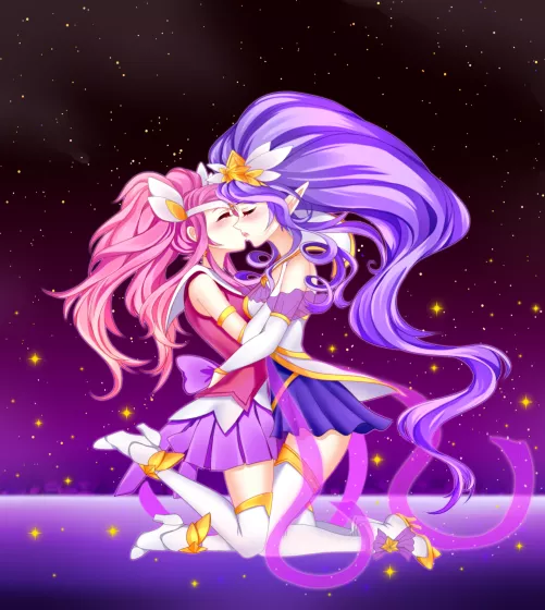 Star Guardian Lux x Star Guardian Janna 2/2 (KrissyPootel) by VanilleRainbow