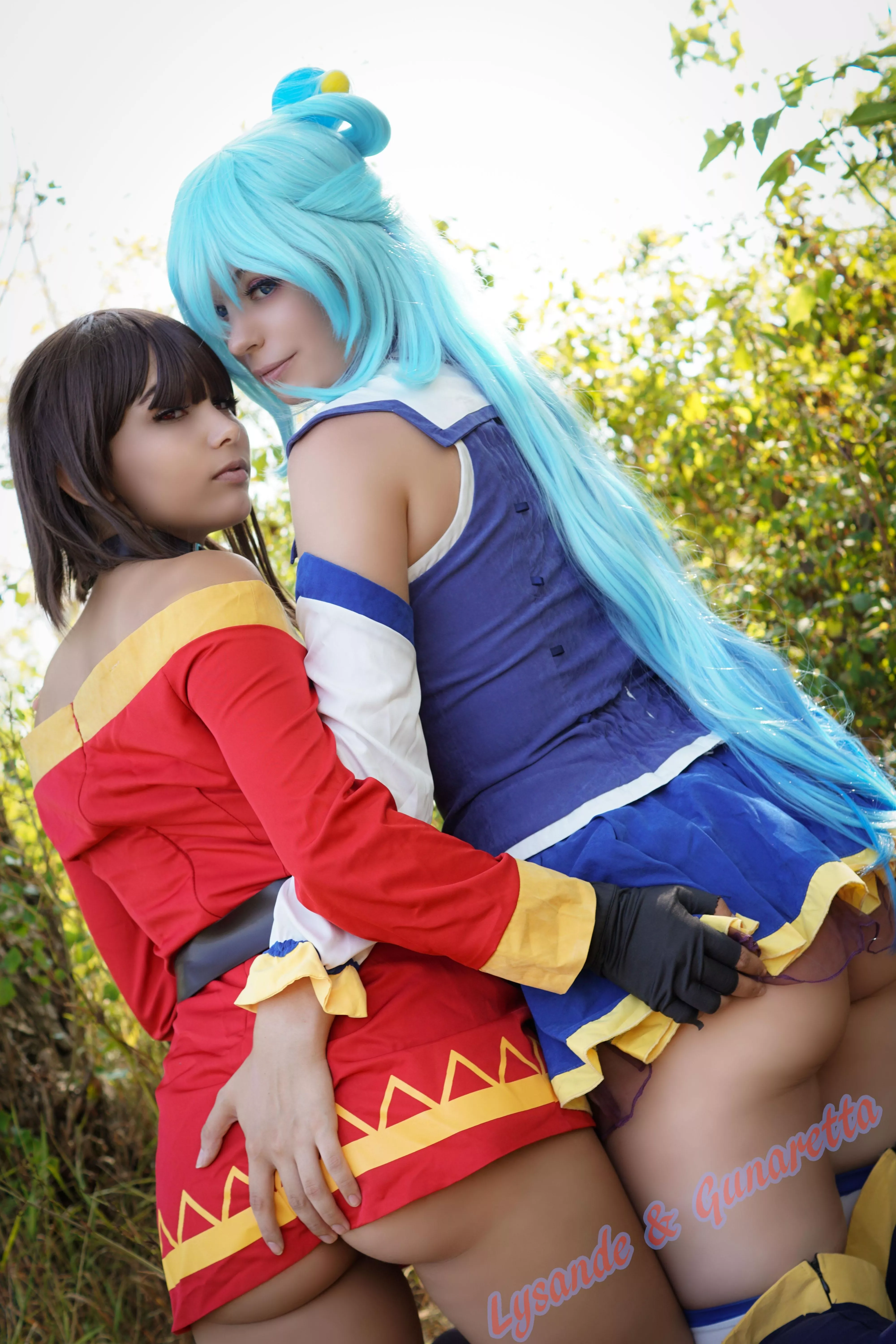 Who would you award with best booty, Megumin or Aqua? (By Gunaretta and Lysande) posted by woodedAbbot