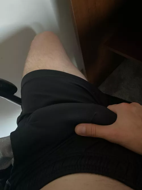 Care to crawl under my desk? by Outrageous_Tune_1324