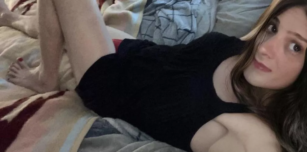 Laying comfortable. Just need you to jump in bed with me. by LilEvey