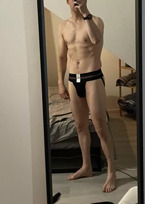 Old school jock from the front by Dutchangeles