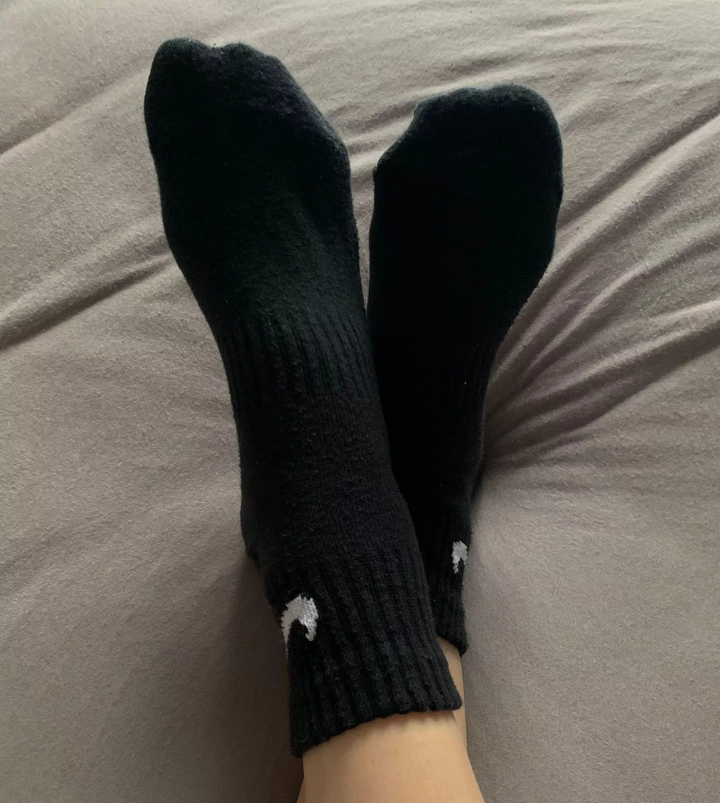 Who wants to play with my black Nike socks? posted by Lauraaalove