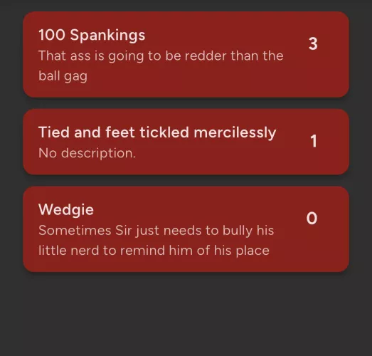 Any suggestions for new punishments for Sir to give me? by DidntAskGonnaTell