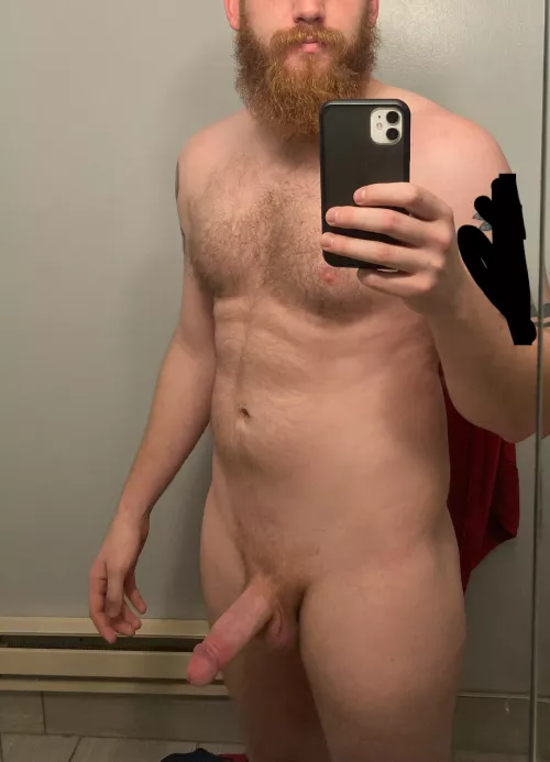 Back from the gym, who wants me? by ThisFloorIsSlippy