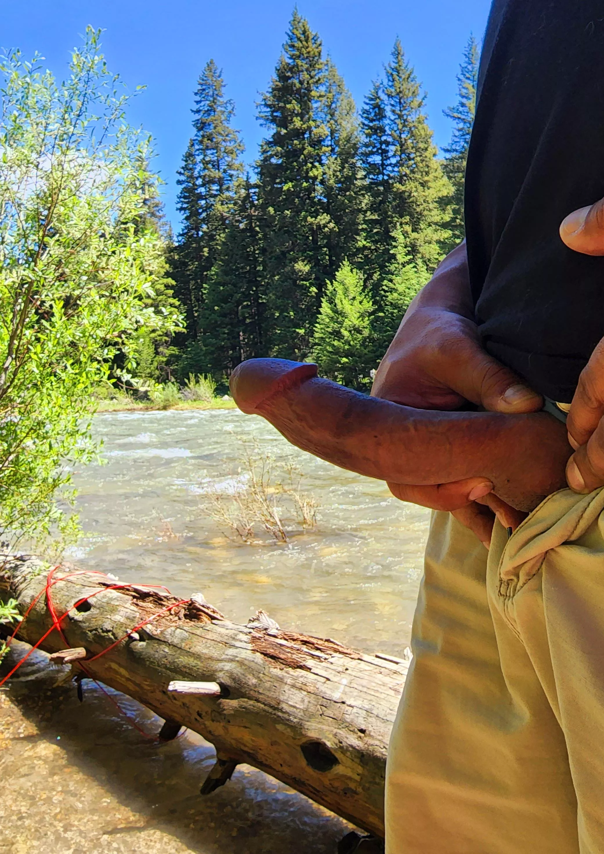 Casting my meat rod while fly fishing posted by YBFAVBULL