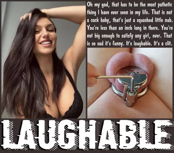 LAUGHABLE [chastity] [femdom] [sph] by Teas_Denial