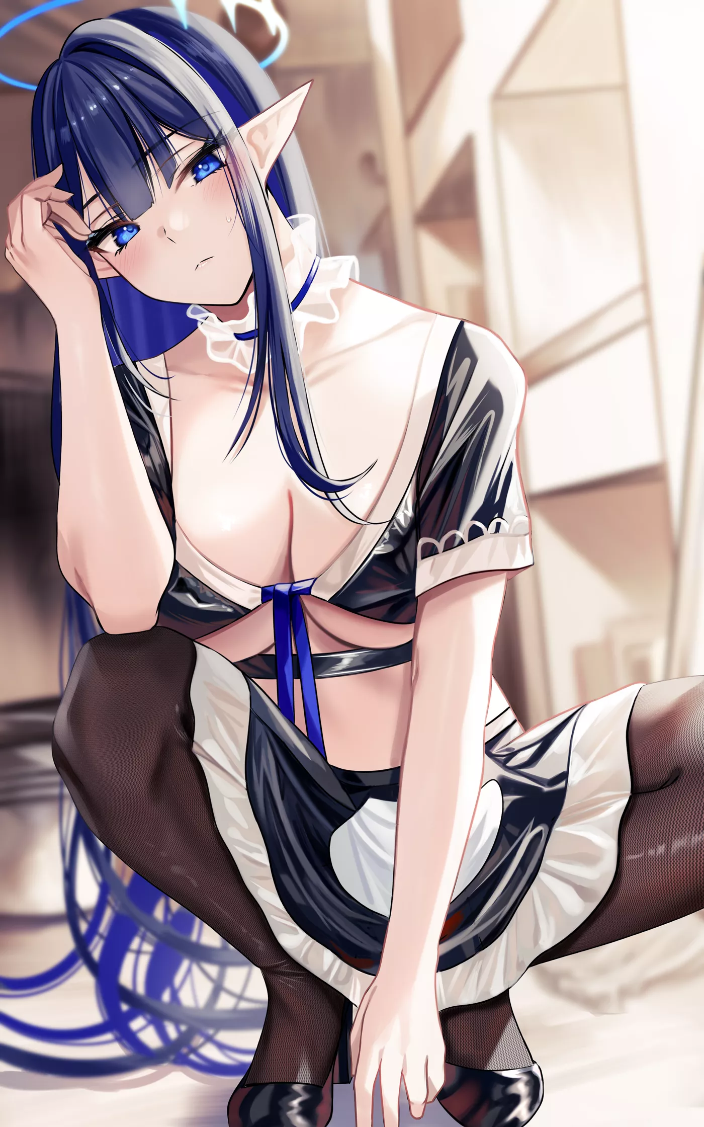 Rin maid exclusive (Nick______123) [Blue Archive] posted by elegantloveglimmer