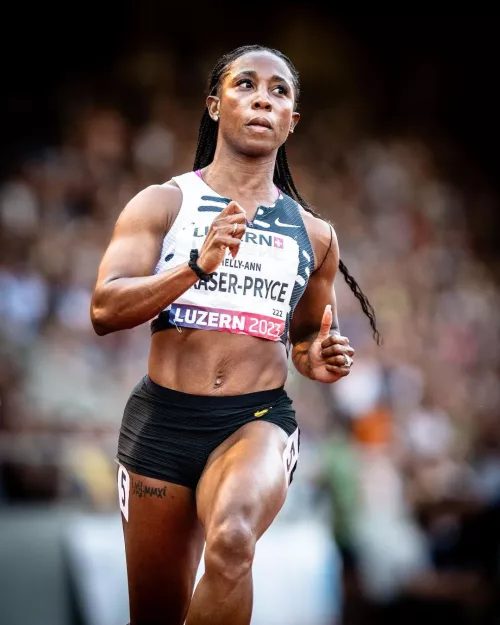 Shelly Ann Fraser Pryce - Jamaican sprinter by The_Eternaut