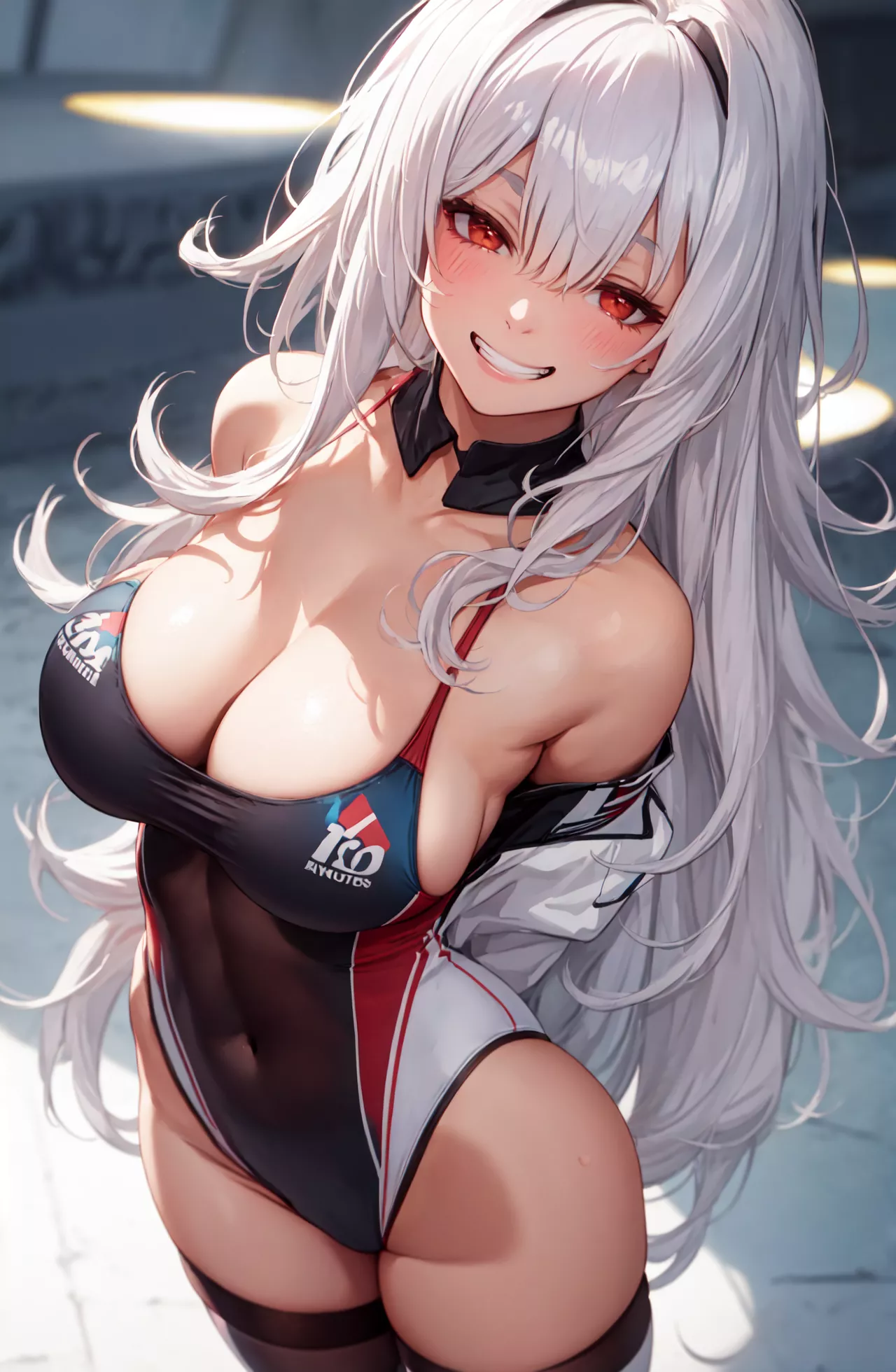 Silver-Haired Race Queen posted by CheetahSperm18
